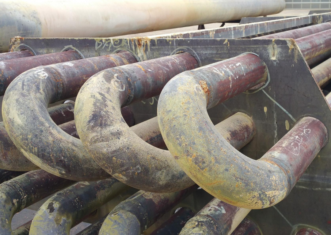 Line heater coil in service